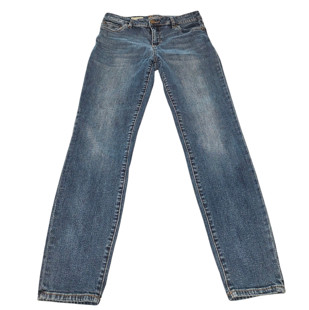 Kut from the Kloth Classic Blue Straight Leg Jeans Size 8 Great Condition